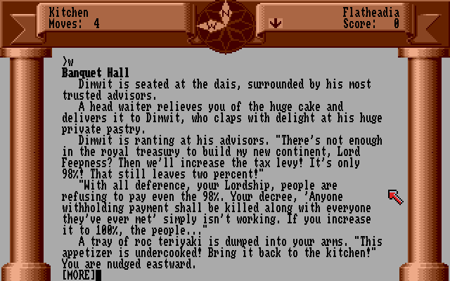 Zork Zero: The Revenge Of Megaboz screenshot 3 for Amiga